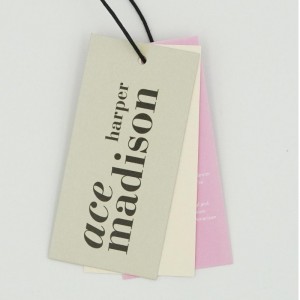 Hangtag přizpůsobený tisk